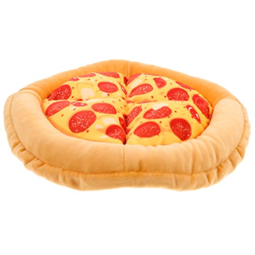 Ipetboom Katzenbett Pizza-Form Warmes Haustierbett Für Katzen Und Kleine Hunde rutschfeste Unterseite Gemütliche Schlafmatte Für Drinnen Kreatives Spielzeug Und Rückzugsort Für Ipetboom Katzenbett Pizza-Form Warmes Haustierbett Für Katzen Und Kleine Hunde rutschfeste Unterseite Gemütliche Schlafmatte Für Drinnen Kreatives Spielzeug Und Rückzugsort Für von Ipetboom