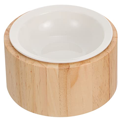 Ipetboom Erhöhter Katzennapf Aus Keramik mit Holzständer Futternapf für Katzen – Erbrochenes Design Bequemes Fressen für Katzen Ipetboom Erhöhter Katzennapf Aus Keramik mit Holzständer Futternapf für Katzen – Erbrochenes Design Bequemes Fressen für Katzen von Ipetboom