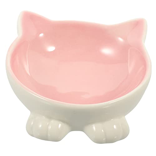 Ipetboom Katzenfutternapf Katzenohrform Keramik Einfach Zu Bedienendes Futter- und Wassernapf-Set Ipetboom Katzenfutternapf Katzenohrform Keramik Einfach Zu Bedienendes Futter- und Wassernapf-Set von Ipetboom