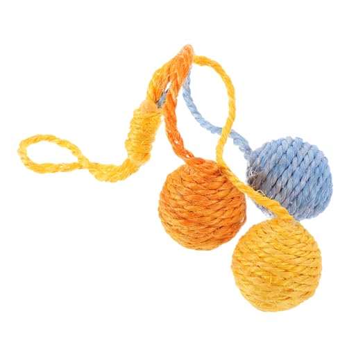 Ipetboom Katzenspielzeug Interaktiver Sisalball in Blau Orange Und Gelb Fördert Bewegung Sicheres Material Langlebig Und Unterhaltsam Für Katzen Aller Für Gemeinsame Spielzeit Ipetboom Katzenspielzeug Interaktiver Sisalball in Blau Orange Und Gelb Fördert Bewegung Sicheres Material Langlebig Und Unterhaltsam Für Katzen Aller Für Gemeinsame Spielzeit von Ipetboom