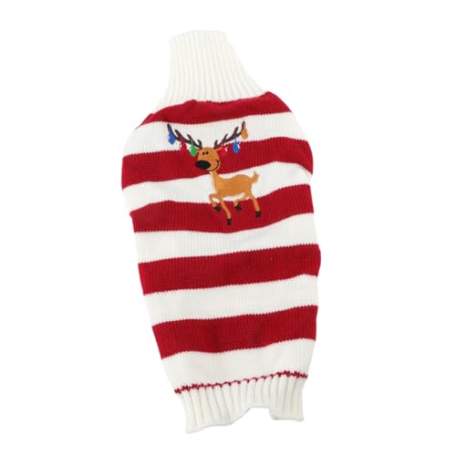 Ipetboom Hundekleidung Haustier-weihnachtskleidung Elchmuster Haustierpullover Für Hunde von Ipetboom