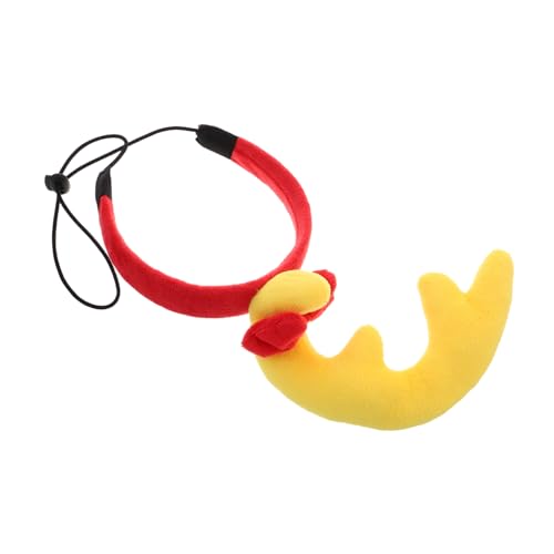 Ipetboom Kopfbedeckung Für Hunde Hundestirnband Hundekopf Dekoration Hundehaarzubehör Haustier-Foto-Requisite Tierstirnband Hund Haarband Kostüm-Haar-Accessoire Hundehaarverzierung Stoff von Ipetboom
