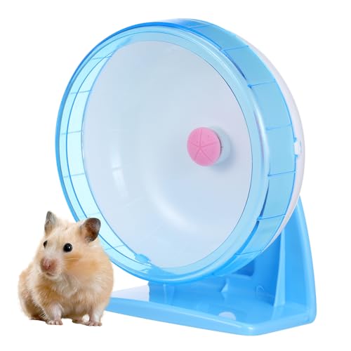 Ipetboom Laufrad für Hamster Rennmausrad Meerschweinchenrad stilles Hamsterrad Spielzeuge Chinchilla-Rad großes Hamsterrad Sport Hamsterbedarf Läufer Übungsrad 16c kleines Haustier PVC von Ipetboom