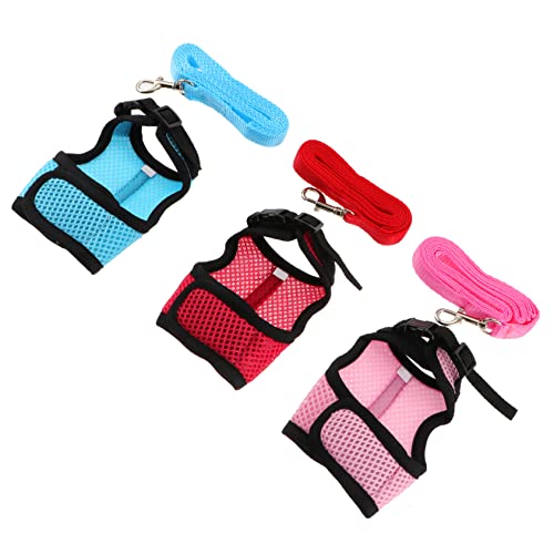 Ipetboom Netzweste mit Leine für Kleintiere und Set Zubehör Zum Spazierengehen mit Haustieren Ipetboom Netzweste mit Leine für Kleintiere und Set Zubehör Zum Spazierengehen mit Haustieren von Ipetboom