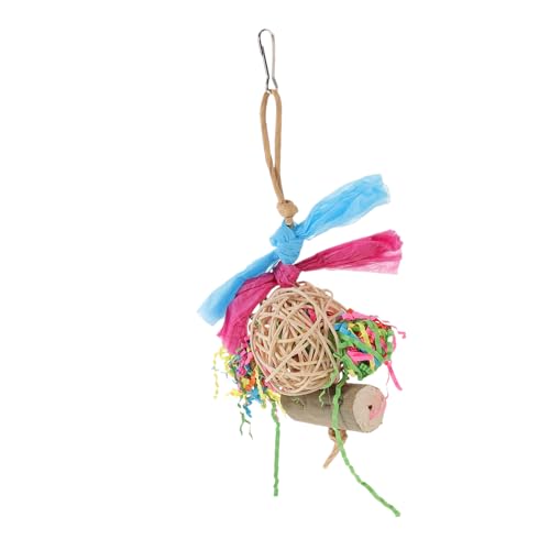 Ipetboom Spielzeuge Nymphensittich-beiß Hängendes Für Sittiche Papageien-schredderspielzeug Hängendes Mit Vogelglocken Vögel Hölzern Zum Aufhängen Spielset Aus Holz Ipetboom Spielzeuge Nymphensittich-beiß Hängendes Für Sittiche Papageien-schredderspielzeug Hängendes Mit Vogelglocken Vögel Hölzern Zum Aufhängen Spielset Aus Holz von Ipetboom