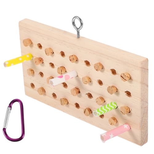 Ipetboom Vogel-tastaturspielzeug Aus Holz Papageienspielzeug Zum Kauen Zerkleinern Hängespielzeug Für Vogelkäfige Für Lustiges Training Ipetboom Vogel-tastaturspielzeug Aus Holz Papageienspielzeug Zum Kauen Zerkleinern Hängespielzeug Für Vogelkäfige Für Lustiges Training von Ipetboom