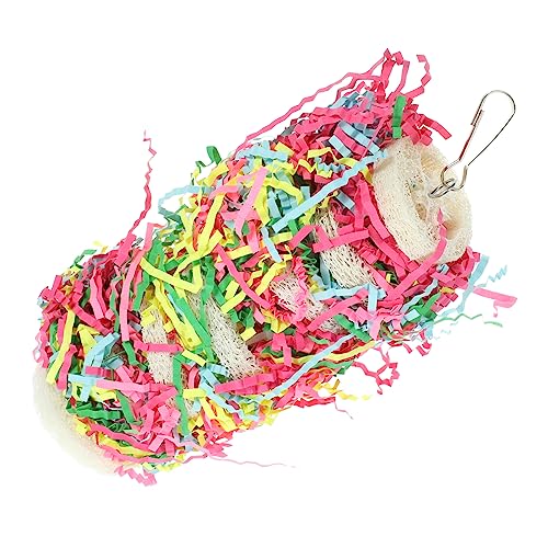 Ipetboom Hängendes Vogelspielzeug Für Papageien Plüschspielzeug Kauspielzeug Für Haustiere Zubehör Für Papageien Hängeglocke von Ipetboom