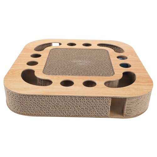 Ipetboom Kratzbrett für Katzen und Kätzchen Spielzeug Glocke Kratzfest Spielmöbel Schützen Ipetboom Kratzbrett für Katzen und Kätzchen Spielzeug Glocke Kratzfest Spielmöbel Schützen von Ipetboom