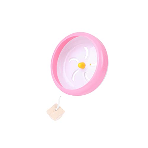 Ipetboom Laufrad Für Haustiere 18 cm Laufrad Für Hamster Und Mäuse Geräuschlos Tragbar Mit Käfigbefestigung Zufällige Farbe von Ipetboom