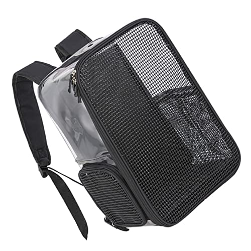 Ipetboom Rucksack Cat-Schultertaschen Aus Mesh Kleintierträger Reisetasche Für Katzen Tragetasche Für Katzen Klare Rucksäcke Mesh-rucksäcke Reisen Transportfahrzeug Haustier Oxford-Stoff von Ipetboom