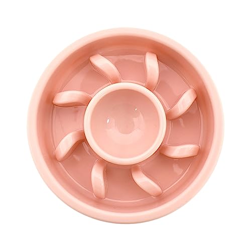 Ipetboom Slow Food Bowl Futternäpfe Erhöhter Teller Haustierfutterspender Slow Feeder Hundenapf Slow Feeder Katzennapf Hundefutternapf Kleiner Hund Slow Feeder Bowl Slow Feed Hundenapf von Ipetboom