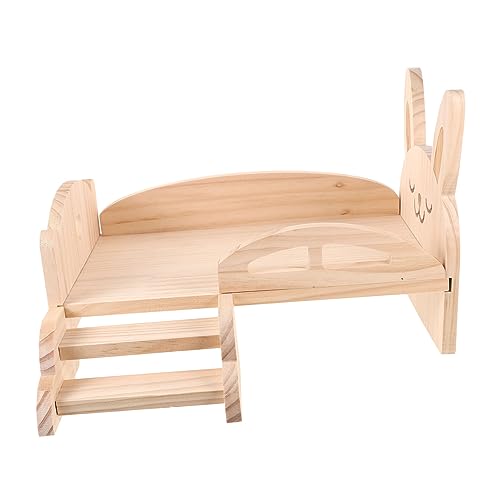 Ipetboom Holzbettleiter für Meerschweinchen Natürlicher Holzständer für Hamster Eichhörnchen Kleintierbett Ipetboom Holzbettleiter für Meerschweinchen Natürlicher Holzständer für Hamster Eichhörnchen Kleintierbett von Ipetboom