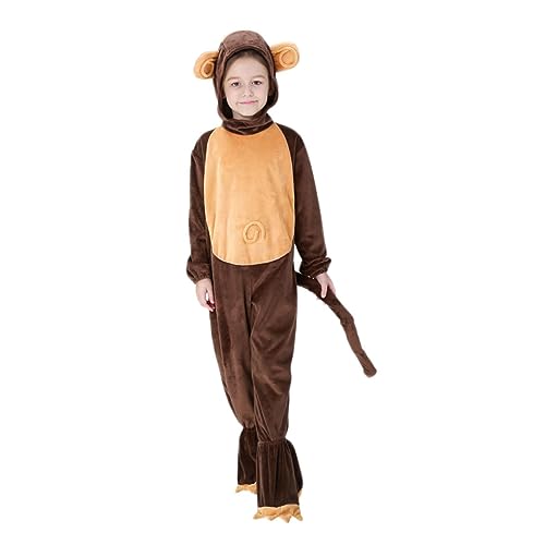 Ipetboom Tierkostüm für Lustiges Affen Cosplay Outfit für Halloween und Karneval und Langlebig für Rollenspiele und Feiern von Ipetboom