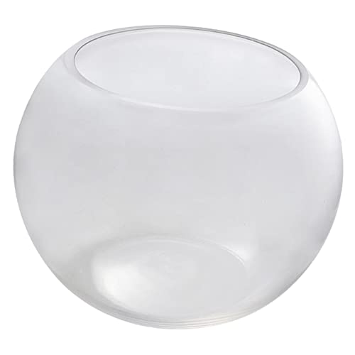 Ipetboom Transparenter Runder Fischbehälter Kleiner Aquarium Schreibtischdeko Multifunktional für Goldfische Garnelen Büro Wohnzimmer Hydroponik Vase Ipetboom Transparenter Runder Fischbehälter Kleiner Aquarium Schreibtischdeko Multifunktional für Goldfische Garnelen Büro Wohnzimmer Hydroponik Vase von Ipetboom