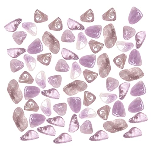 Ipetboom Kristallsteine ​​Masse Aufkleber für Kinder Kies für Fischbecken natürlicher -Schotter -Chips gestürzter Kies Aquariensteine Füllung Amethyst Entmagnetisierungsstein Violett von Ipetboom
