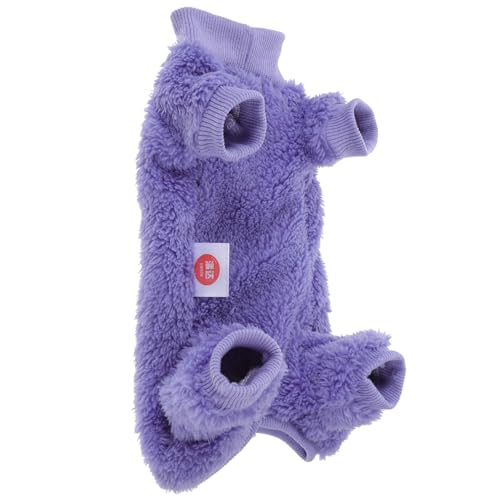 Ipetboom Vierbeinige Katzenkleidung Schlafanzug Für Hundepyjamas Ärmelloser Hundepullover Wintermantel Für Katzen Warmer Haustierpullover Katzenpyjama Violett Warm Halten Samt Plüsch Katze Ipetboom Vierbeinige Katzenkleidung Schlafanzug Für Hundepyjamas Ärmelloser Hundepullover Wintermantel Für Katzen Warmer Haustierpullover Katzenpyjama Violett Warm Halten Samt Plüsch Katze von Ipetboom