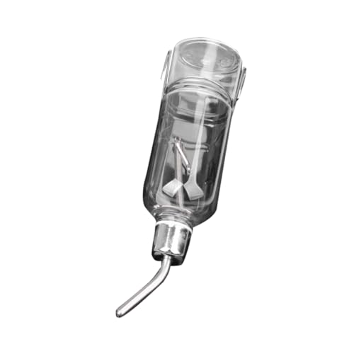 Ipetboom Trinkflasche Aus Glas Wasserflaschen Wasserflasche Aus Edelstahl Kleine Tier Wasserflasche Kaninchen-wasserflasche Meerjungfrau Aquarium Rostfrei Metallisches Wasser Kauen von Ipetboom