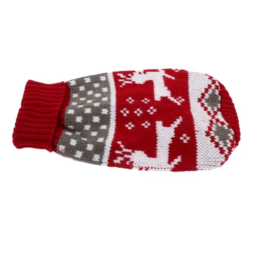 Ipetboom Hundepullover Weihnachten Für Kleine Hunde Gestrickter Pullover Mit Reindeer-Muster Warm Und Bequem Kleidung Für Haustiere Zu Weihnachten Und Besonderen Anlässen Einfach Zu Ipetboom Hundepullover Weihnachten Für Kleine Hunde Gestrickter Pullover Mit Reindeer-Muster Warm Und Bequem Kleidung Für Haustiere Zu Weihnachten Und Besonderen Anlässen Einfach Zu von Ipetboom