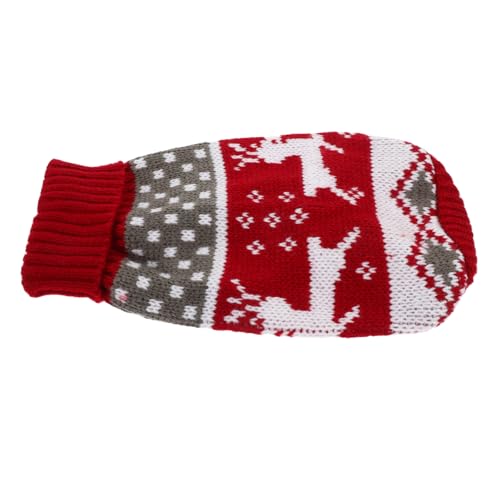 Ipetboom Weihnachtlicher Hundepullover Für Kleine Hunde Warmes Dicker Strickpullover Mit Süßem Für Kaltes Wetter Und Festliche Anlässe Aus Weichem Material Gefertigt Sorgt Für Ipetboom Weihnachtlicher Hundepullover Für Kleine Hunde Warmes Dicker Strickpullover Mit Süßem Für Kaltes Wetter Und Festliche Anlässe Aus Weichem Material Gefertigt Sorgt Für von Ipetboom