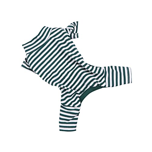 Ipetboom Welpen-Outfits Gestreifte Leggings Pullover Jumpsuit Hundehemden Hundeoverall Hundekostüme Für Große Hunde Kleidung Für Hund Hundekleidung Gestreifte Hundekleidung Gestreifte von Ipetboom