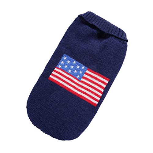 Ipetboom Pullover Für Welpen Amerikanische Flagge Modische Haustierkleidung Wärme Bequeme Passform Größe M Haustier-Party-Outfit Ipetboom Pullover Für Welpen Amerikanische Flagge Modische Haustierkleidung Wärme Bequeme Passform Größe M Haustier-Party-Outfit von Ipetboom