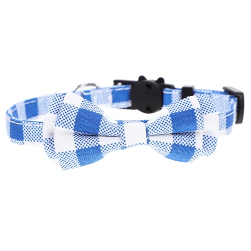 Ipetboom Modisches Katzenhalsband mit Fliege und Glöckchen Passend für Die Größen Kätzchen und Weiß Ipetboom Modisches Katzenhalsband mit Fliege und Glöckchen Passend für Die Größen Kätzchen und Weiß von Ipetboom