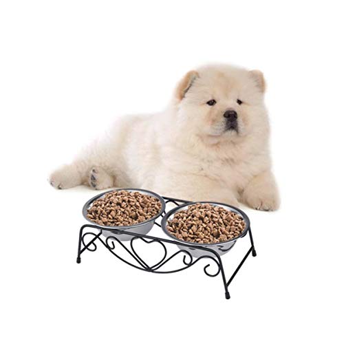 Ipetboom Hundenapf-Set Aus Edelstahl Mit Zwei Futternäpfen Rutschfester Boden Für Trockenfutter Nassfutter Und Leckereien Ipetboom Hundenapf-Set Aus Edelstahl Mit Zwei Futternäpfen Rutschfester Boden Für Trockenfutter Nassfutter Und Leckereien von Ipetboom