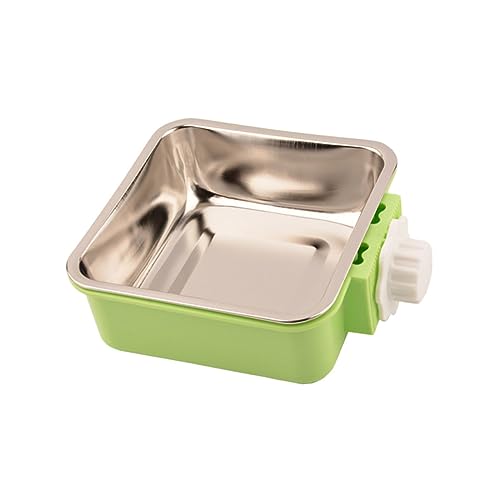 Ipetboom Wassernapf Für Hunde Hundekiste Wassernapf Clip Auf Hundenapf Hundenäpfe Aus Edelstahl Hundebox Schüssel Hundekäfig Schüssel Hundenäpfe Aus Metall Haustier Wasserschale von Ipetboom