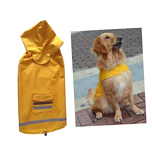 Ipetboom Reflektierende Hundejacke Regenmantel Für Mittelgroße Und Große Hunde Bequemer Haustier-Regenmantel Für Den Außenbereich Ipetboom Reflektierende Hundejacke Regenmantel Für Mittelgroße Und Große Hunde Bequemer Haustier-Regenmantel Für Den Außenbereich von Ipetboom