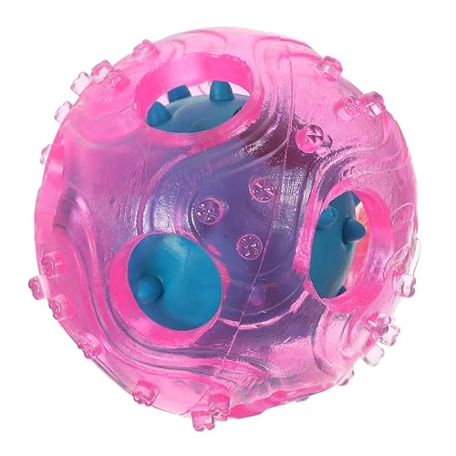 Ipetboom Hundetrainingsspielzeug Leckerli-Puzzle-Spielzeug Löcher Interaktiver Futterspender Quietschendes Hundespielzeug Für Aktives Spielen Material Farbe Zufällig Ipetboom Hundetrainingsspielzeug Leckerli-Puzzle-Spielzeug Löcher Interaktiver Futterspender Quietschendes Hundespielzeug Für Aktives Spielen Material Farbe Zufällig von Ipetboom