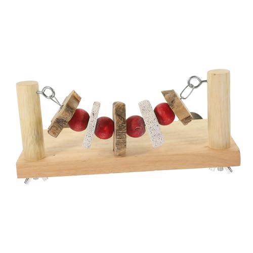 Ipetboom Papageien Sitzstange Holzspielzeug Mit Kauspielzeug Chew Toy Plattform Für Vogelkäfige Für Wellensittiche Nymphensittiche Und Andere Haustier-vögel Mit Abnehmbaren Kautabletten Ipetboom Papageien Sitzstange Holzspielzeug Mit Kauspielzeug Chew Toy Plattform Für Vogelkäfige Für Wellensittiche Nymphensittiche Und Andere Haustier-vögel Mit Abnehmbaren Kautabletten von Ipetboom
