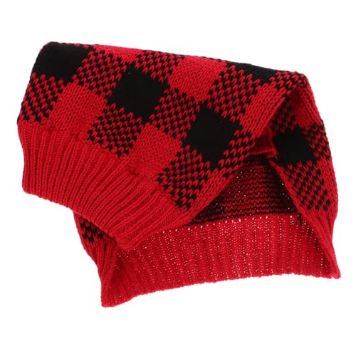 Ipetboom Entzückender Karierter Hundepullover Gestrickt Warm Foto-Requisite Stilvolle Haustiermode Ipetboom Entzückender Karierter Hundepullover Gestrickt Warm Foto-Requisite Stilvolle Haustiermode von Ipetboom