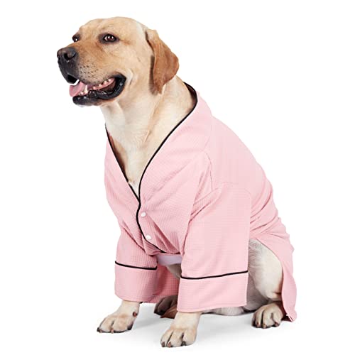 Irfora Hunde-Bademantel, Pyjama, Haustier-Spa-Trockenmantel, Nachtwäsche für kleine, mittelgroße Hunde von Irfora