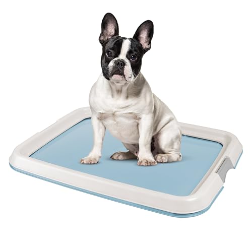 Iris USA Urinierpad-Halter – für kleine Hunde- und Welpen-Pads, gesicherte Riegel, rutschfeste Füße, Hochglanz-Finish für einfache Reinigung, Auslaufschutz, passend für 43,2 x 58,4 cm große Pads, Blau Iris USA Urinierpad-Halter – für kleine Hunde- und Welpen-Pads, gesicherte Riegel, rutschfeste Füße, Hochglanz-Finish für einfache Reinigung, Auslaufschutz, passend für 43,2 x 58,4 cm große Pads, Blau von Iris Ohyama