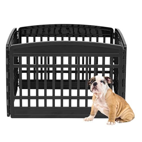 Iris Ohyama Welpenauslauf mit 4 Paneelen, H60cm, Schwarz, Katzengehege, Hundebox, Hundegitter, Für Outdoor, Indoor, Welpenlaufstall, Hundezaun, Welpenzaun, Laufstall Hund, CI-604E Panel Iris Ohyama Welpenauslauf mit 4 Paneelen, H60cm, Schwarz, Katzengehege, Hundebox, Hundegitter, Für Outdoor, Indoor, Welpenlaufstall, Hundezaun, Welpenzaun, Laufstall Hund, CI-604E Panel von Iris Ohyama