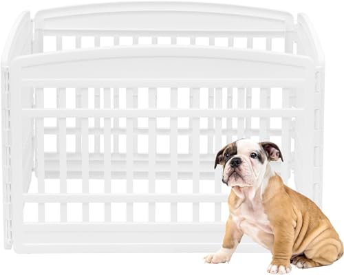 Iris Ohyama Welpenauslauf mit 4 Paneelen, H60cm, Weiß, Katzengehege, Hundebox, Hundegitter, Für Outdoor, Indoor, Welpenlaufstall, Hundezaun, Welpenzaun, Laufstall Hund, CI-604E Panel Iris Ohyama Welpenauslauf mit 4 Paneelen, H60cm, Weiß, Katzengehege, Hundebox, Hundegitter, Für Outdoor, Indoor, Welpenlaufstall, Hundezaun, Welpenzaun, Laufstall Hund, CI-604E Panel von Iris Ohyama