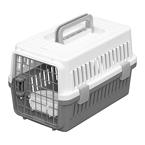 Iris Ohyama, Kiste, Käfig, Transportbox für Hund, Katze, 2 Türen, L46 x T29 x H28.5 cm, ATC-460, Grau Iris Ohyama, Kiste, Käfig, Transportbox für Hund, Katze, 2 Türen, L46 x T29 x H28.5 cm, ATC-460, Grau von Iris Ohyama