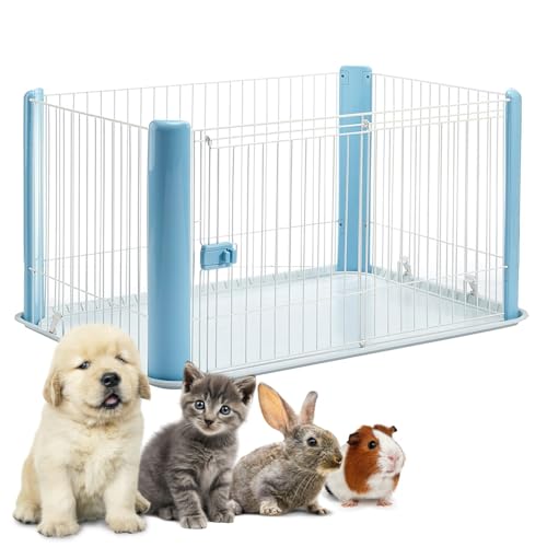 Iris Ohyama Welpenauslauf mit abschließbarer Tür, H60cm, Blau, Katzengehege, Hundebox, Hundegitter, Für Outdoor, Indoor, Welpenlaufstall, Hundezaun, Welpenzaun, Laufstall Hund, CLS-1130 Iris Ohyama Welpenauslauf mit abschließbarer Tür, H60cm, Blau, Katzengehege, Hundebox, Hundegitter, Für Outdoor, Indoor, Welpenlaufstall, Hundezaun, Welpenzaun, Laufstall Hund, CLS-1130 von Iris Ohyama
