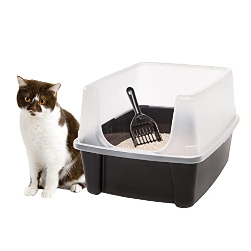 Reinigen Pet Cat Kitty Oben offen groß Katzen Katzentoilette mit Schild und Schaufel NEU. von Iris USA, Inc. von Iris