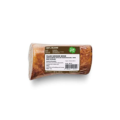 Irish Pure Filled Smoked Bone Premium Kauknochen vom Rind für Hunde | Vitamine | Premium | Getreidefrei | Sensitiv | Hundeknochen aus Irland von Irish Pure