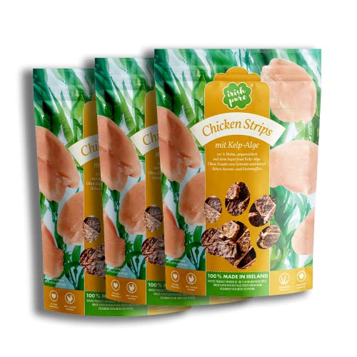 Irish Pure Huhn Hundesnacks | 3 x 150g | Training Hund | Getreidefrei | Hunde Belohnung | 100% Natürlicher Snack | Hundeleckerli | Gesunder Hundesnack | Kausnack von Irish Pure
