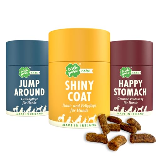 Irish Pure Nahrungsergänzungsmittel Snacks für Hunde | 3 x 300g | Superfood Kelp-Alge | Leckerlis | Immunsystem | Gelenk, Verdauung und Fellpflege Hundesnacks | 100% Natürlich von Irish Pure