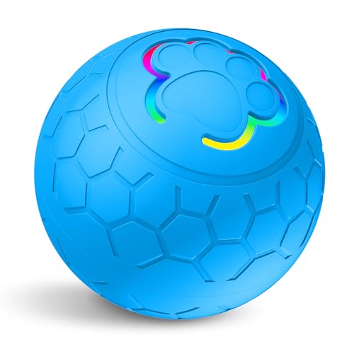 Irishom Ball Spielzeug für Haustiere, Radarauslöser mit doppeltem Modus, langlebig und sicher, wasserdicht IP54, Ladeanschluss Typ C, Lieblingsfarbe für Katzen und Hunde, Blau Irishom Ball Spielzeug für Haustiere, Radarauslöser mit doppeltem Modus, langlebig und sicher, wasserdicht IP54, Ladeanschluss Typ C, Lieblingsfarbe für Katzen und Hunde, Blau von Irishom