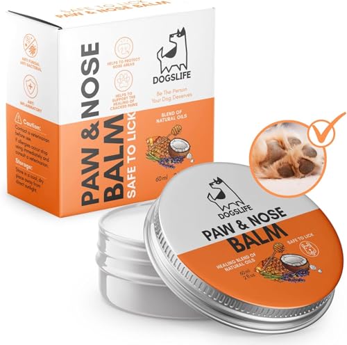 Paws & Nose Balm - Pflegender Balsam für Hunde - Für Pfoten und Nase - Lindert Juckreiz, Risse und Schäden - Inhalt 60 ml - Our Dogs Life von DogsLife