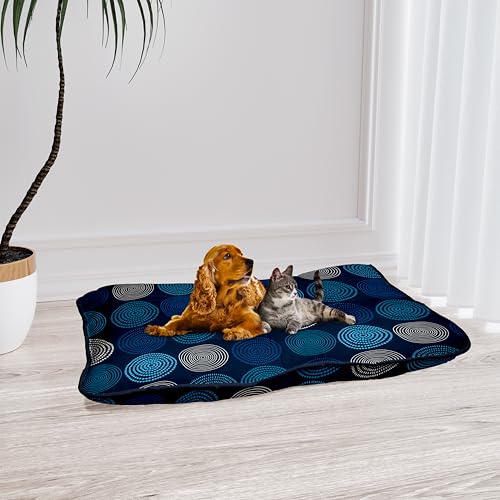 Italian Bed Linen Maxy Fantasy Kissen für Hunde und Katzen, gepolstert, gesteppt, 60 x 100 cm, Ipnotic von Italian Bed Linen
