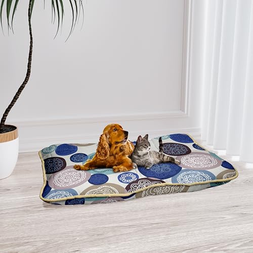 Italian Bed Linen Maxy Fantasy Kissen für Hunde und Katzen, gepolstert, gesteppt, 60 x 100 cm, Murrine Italian Bed Linen Maxy Fantasy Kissen für Hunde und Katzen, gepolstert, gesteppt, 60 x 100 cm, Murrine von Italian Bed Linen