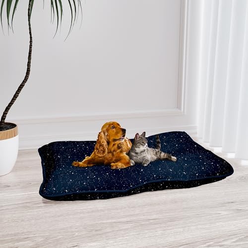 Italian Bed Linen Maxy Fashion Steppkissen für Haustiere, Sterne, 60 x 100 cm von Italian Bed Linen