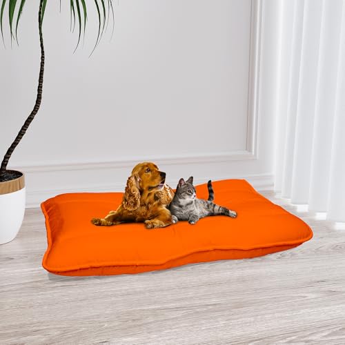 Italian Bed Linen Maxy Hundekissen ELEGANT, gepolstert, gesteppt, 60 x 100 cm, Orange Italian Bed Linen Maxy Hundekissen ELEGANT, gepolstert, gesteppt, 60 x 100 cm, Orange von Italian Bed Linen