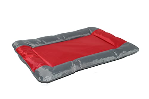 Wasserfeste Matte für Haustiere Träumen und Ziegen Pets, 71 x 57 cm, Rot von Italian Bed Linen