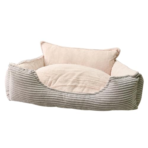 Itkcozcg Abnehmbares, waschbares Hundebett, schöne Katzen-Couch, flauschig, beruhigt, weiches Couchbett für Wärme und Erholung Itkcozcg Abnehmbares, waschbares Hundebett, schöne Katzen-Couch, flauschig, beruhigt, weiches Couchbett für Wärme und Erholung von Itkcozcg